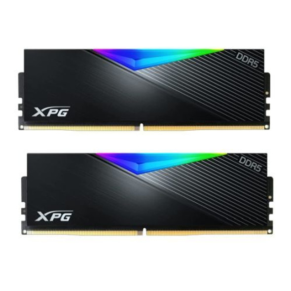 ADATA XPG Lancer RGB 32GB Kit (2 x 16GB), DDR5, 6400MHz (PC5-51200), CL32, 1.4V, ECC, XMP 3.0, PMIC, DIMM Memory