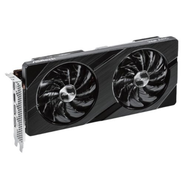 Asrock Intel ARC A580 Challenger 8GB OC, 8GB DDR6, PCIe4, HDMI, 3 DP, 2000MHz Clock, 0dB Cooling, Overclocked