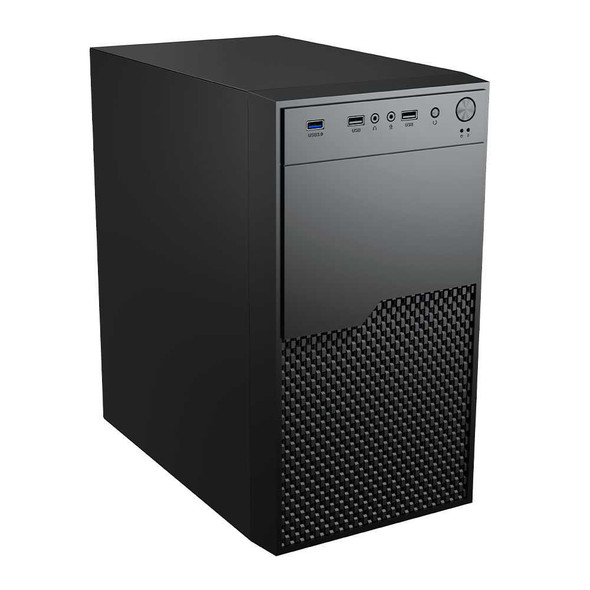 Vida Enterprise Black Office Case, Micro ATX, 12cm Fan, Mesh Front physical VIDA New ENTERPRISE-M MemoX