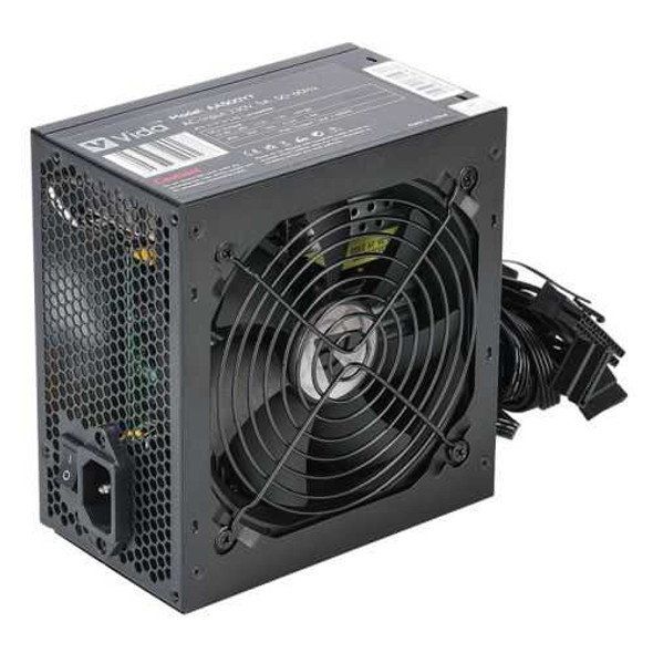 Vida Lite 500W ATX PSU, Fluid Dynamic Ultra-Quiet Fan, Flat Black Cables, Power Lead Not Included physical VIDA New AA-500-YY MemoX