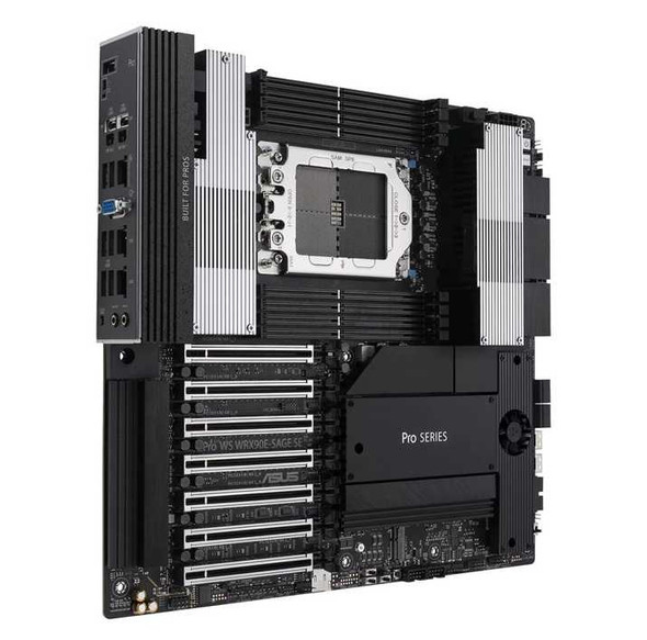 ASUS Pro WS WRX90E-SAGE SE AMD WRX90 sTR5 Workstation Motherboard with ECC DDR5 physical ASUS New 90MB1FW0-M0EAY0 MemoX