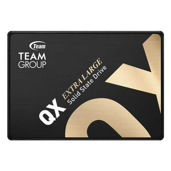 Team 1TB QX SSD, 2.5", SATA3, 3D QLC NAND, R/W 560/500 MB/s, 7mm physical TEAM New T253X7001T0C101 MemoX