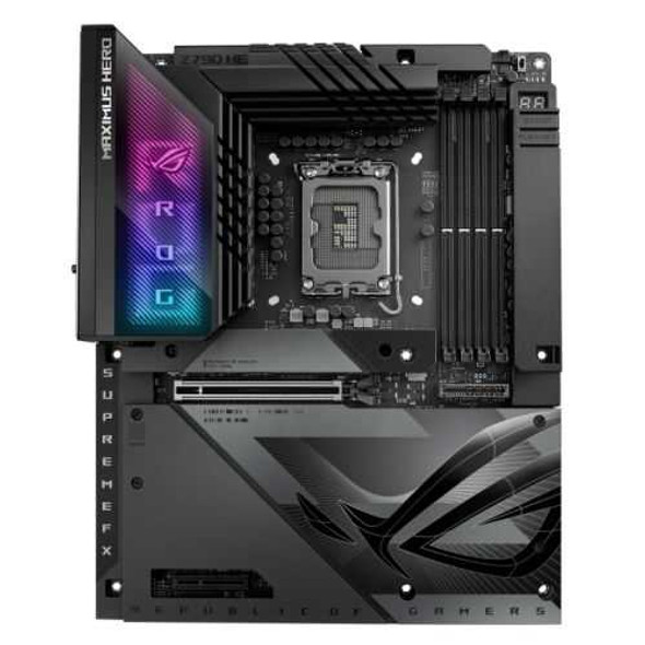 Asus ROG MAXIMUS Z790 HERO BTF, Intel Z790, 1700, ATX, 4 DDR5, HDMI, 2 Thunderbolt, Wi-Fi 7, 2.5G LAN, PCIe5, RGB, 5x M.2 *Requires a BTF Compatible Chassis* physical ASUS New 90MB1H50-M0EAY0 MemoX
