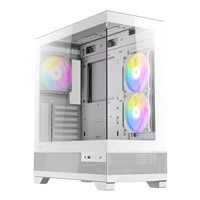 ANTEC CX700 Mid Tower Gaming Case, White, 270 Full-View Tempered Glass, 3 x 120 mm ARGB PWM Fans, 1 x USB 3.0 / 1 x USB Type-C, ATX, Micro ATX, ITX