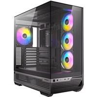 Antec C7 ARGB Mid Tower Tempered Glass PC Gaming Case - Black, 3x 120mm & 1x 140mm ARGB Fans, USB 3.2 Gen2, EATX/ATX/mATX/mITX Support