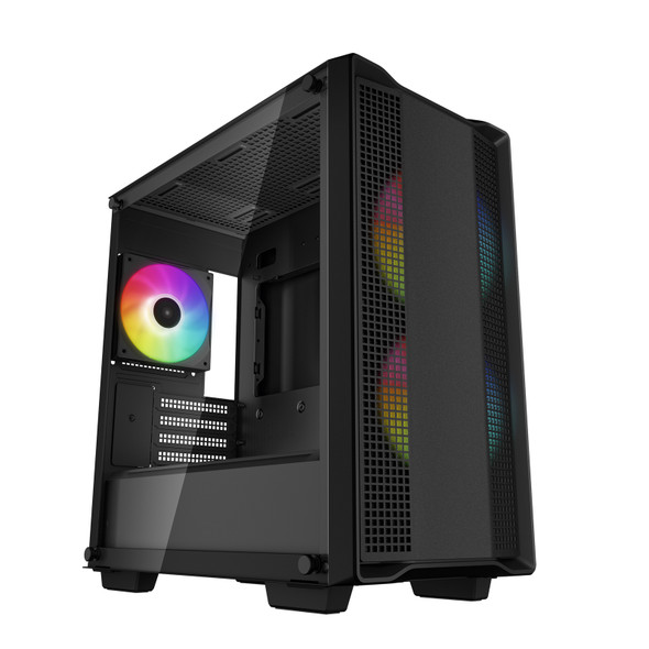 DeepCool CC360 ARGB Micro-ATX PC Case – Black