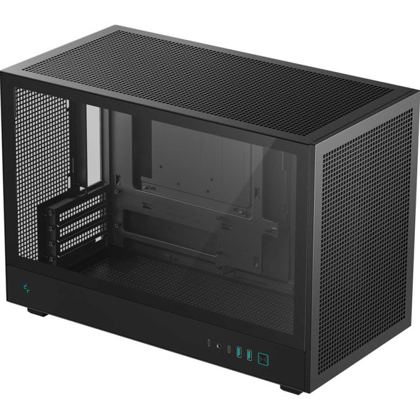 DeepCool CH260 Micro-ATX PC Case – High Airflow, USB-C & 360mm Radiator Support physical DEEPCOOL New R-CH260-BKNGM0-G-1 MemoX