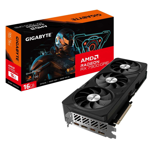 Gigabyte AMD Radeon RX 9070 GAMING OC 16GB GDDR6 Graphics Card, 3584 Streams, 2700 MHz Core Clock, Triple Fan, RGB, 2x DisplayPorts / 2x HDMI Port physical GIGABYTE New GV-R9070GAMING OC-16GD MemoX