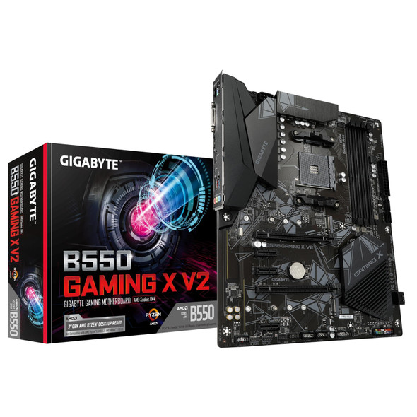 Gigabyte B550 Gaming X V2 AM4 ATX Motherboard – DDR4, Dual M.2 & PCIe 4.0
