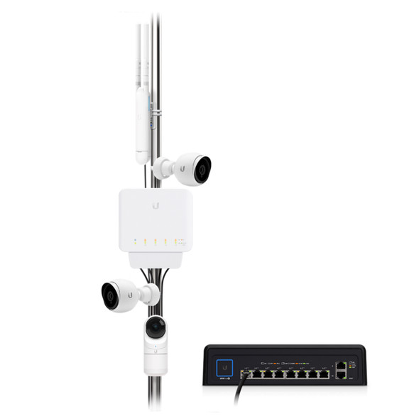 Ubiquiti UniFi USW-Flex 5-Port Gigabit PoE Switch – Indoor/Outdoor