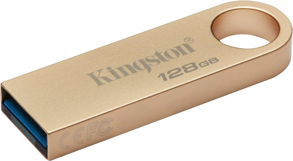 Kingston DataTraveler SE9 G3 128GB USB 3.2 USB Flash Drive, Gold