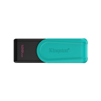 Kingston DataTraveler Exodia S DTXS/128GB USB Flash Drive, 128GB, USB 3.2, Black/Green, Swivel Cap Design
