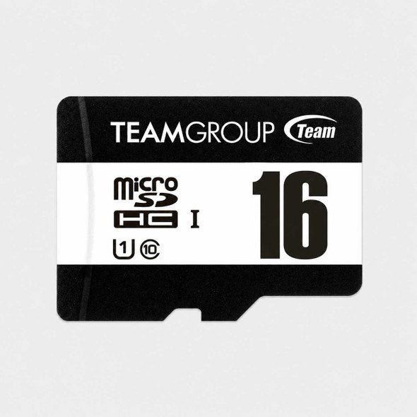 TEAMGROUP 16GB microSDHC Card – UHS-I Class 10, 80MB/s, SD Adapter physical TEAM New TUSDH16GCL10U03 MemoX