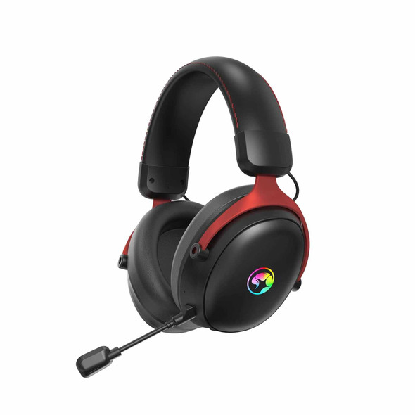 Marvo Scorpion HG9076W Tactic X Pro Wireless Bluetooth / USB-C RGB Gaming Headset (Black) physical MARVO New HG9076W MemoX