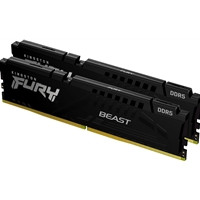 Kingston FURY Beast KF556C40BBK2-16 16GB (2x 8GB) DIMM System Memory, 5600MHz, DDR5, CL40, Black, Intel XMP