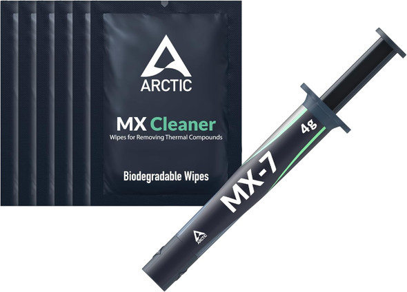 ARCTIC MX-7 - ULTIMATE Performance Thermal Paste  4g with 6x MX Cleaner