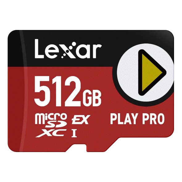 Lexar PLAY PRO 512GB microSD Express Card – 900MB/s, U3, Switch 2 Ready