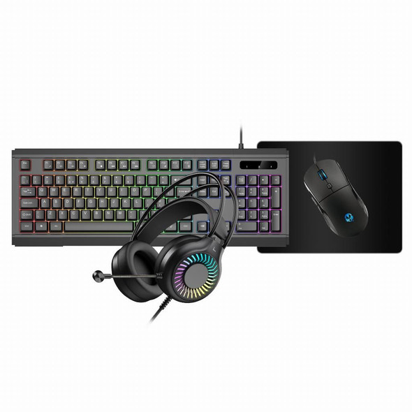 VIDA Gamer 4-in-1 RGB Gaming Kit – Keyboard, Mouse, Headset & Mouse Mat