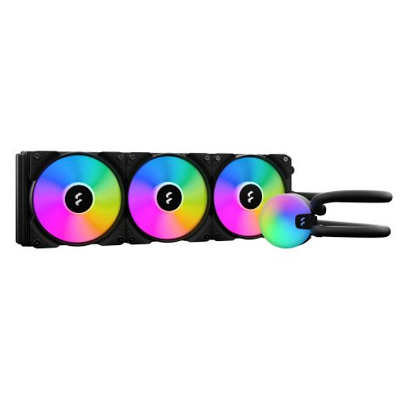 Fractal Design Lumen S36 V2 360mm ARGB Liquid CPU Cooler, ARGB Pump, 3x Aspect 12 RGB PWM Fans