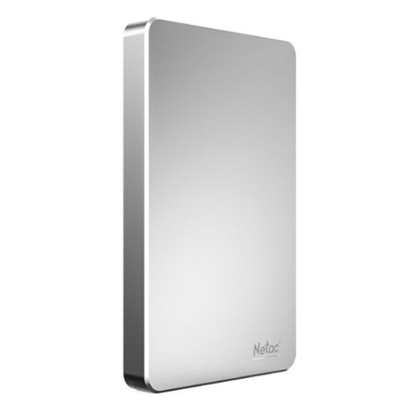 Netac K330 1TB Portable External Hard Drive, 2.5", USB 3.0, Aluminium, Software Encryption, LED, Black