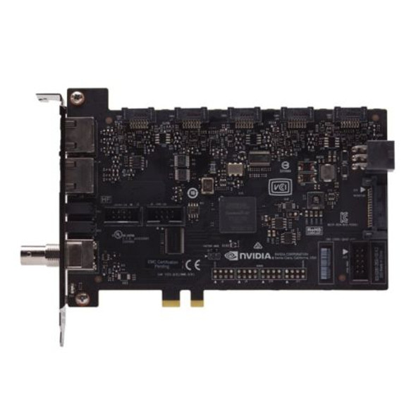 PNY NVidia Quadro Sync II Board - Synchronize up to 4 Pascal GPUs per Card, PCIe, 2x RJ-45 Frame Lock, BNC Genlock connector
