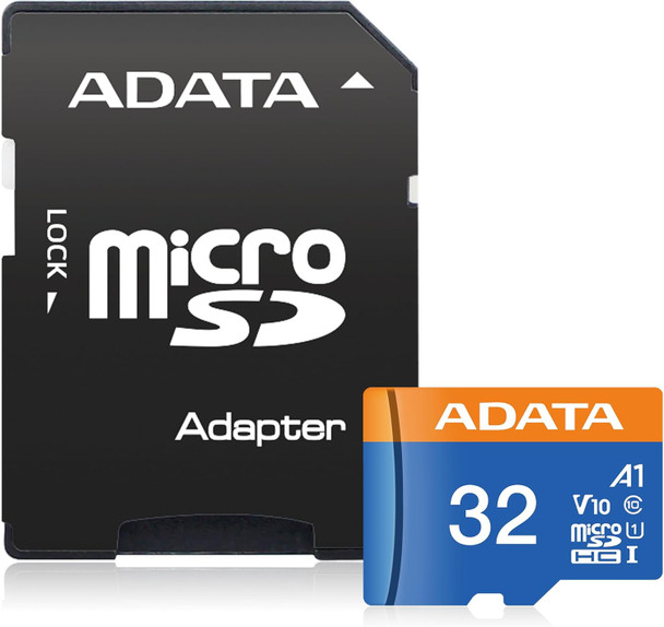 ADATA 32GB Premier Micro SD Card with SD Adapter physical ADATA New AUSDH32GUICL10A1-RA1 MemoX