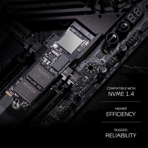 ADATA 1TB XPG GAMMIX S70 Blade M.2 NVMe SSD, M.2 2280, PCIe 4.0, 3D NAND, R/W 7400/5500 MB/s, 740K/740K IOPS, PS5 Compatible, No Heatsink physical ADATA New AGAMMIXS70B-1T-CS MemoX