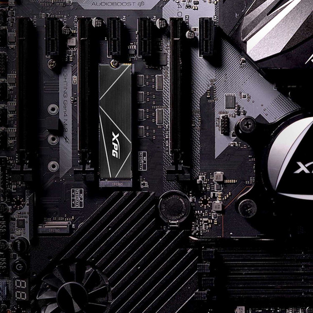 ADATA 1TB XPG GAMMIX S70 Blade M.2 NVMe SSD, M.2 2280, PCIe 4.0, 3D NAND, R/W 7400/5500 MB/s, 740K/740K IOPS, PS5 Compatible, No Heatsink physical ADATA New AGAMMIXS70B-1T-CS MemoX