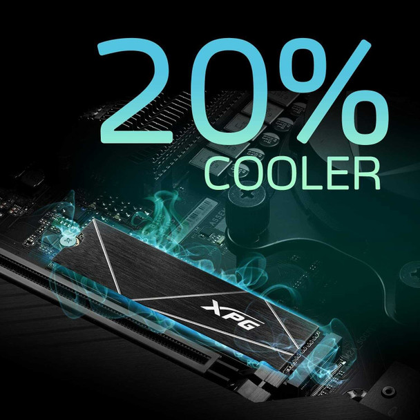 ADATA 1TB XPG GAMMIX S70 Blade M.2 NVMe SSD, M.2 2280, PCIe 4.0, 3D NAND, R/W 7400/5500 MB/s, 740K/740K IOPS, PS5 Compatible, No Heatsink physical ADATA New AGAMMIXS70B-1T-CS MemoX