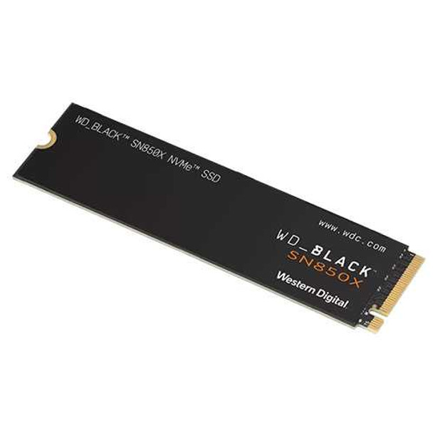 WD 1TB Black SN850X M.2 NVMe SSD, M.2 2280, PCIe4, TLC 3D NAND, R/W 7300/6300 MB/s, 800K/1,100K IOPS, No Heatsink physical WD New WDS100T2X0E MemoX