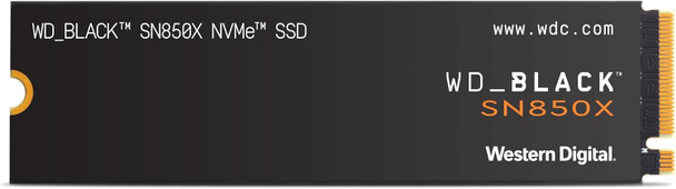 WD 1TB Black SN850X M.2 NVMe SSD, M.2 2280, PCIe4, TLC 3D NAND, R/W 7300/6300 MB/s, 800K/1,100K IOPS, No Heatsink physical WD New WDS100T2X0E MemoX