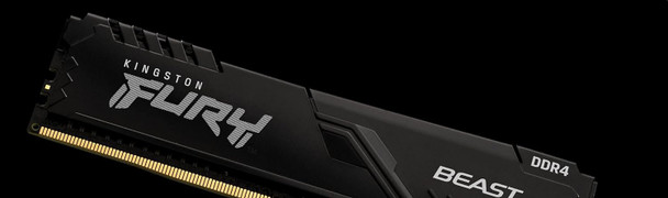Kingston Fury Beast 16GB, DDR4, 3200MHz (PC4-25600), CL16, DIMM Memory