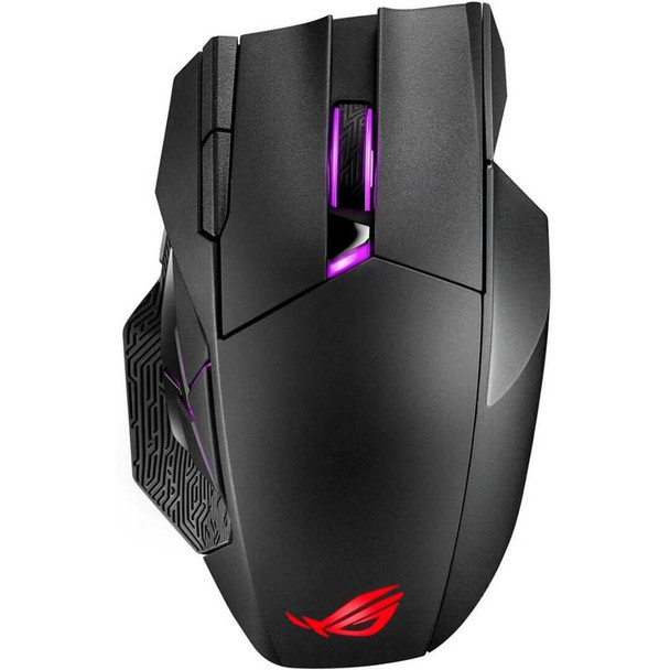 Asus ROG Spatha X Gaming Mouse, Wired/Wireless, 19,000 DPI, 12 Programmable Buttons, RGB LED physical ASUS New 90MP0220-BMUA00 MemoX