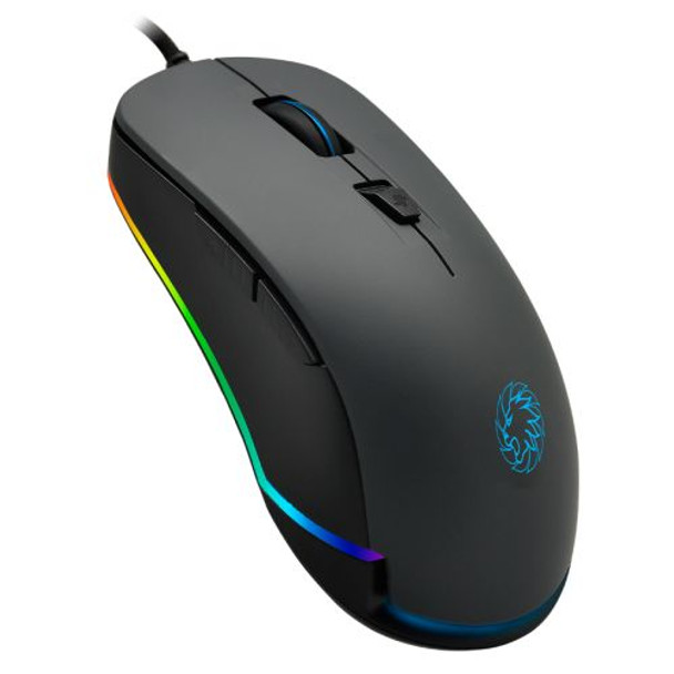 GameMax Strike RGB Gaming Mouse, USB, Up to 3200 DPI, 7 Buttons, Multiple RGB Modes