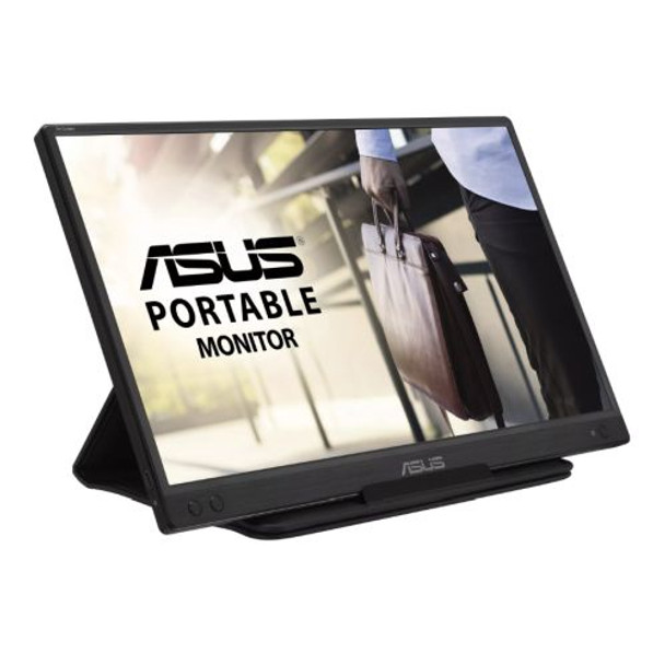 Asus 15.6" Portable IPS Monitor (ZenScreen MB166C), 1920 x 1080, USB-C, USB-powered, Auto-rotatable, Flicker Free, Blue Light Filter