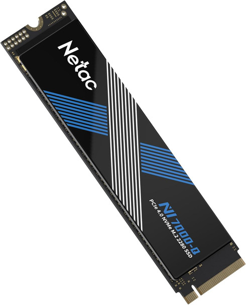 Netac 2TB NV7000-Q M.2 NVMe Gen4 SSD, M.2 2280, PCIe4, 3D NAND, R/W 7100/6200 MB/s, Heatspreader physical Netac New NT01NV7000Q-2T0-E4X MemoX