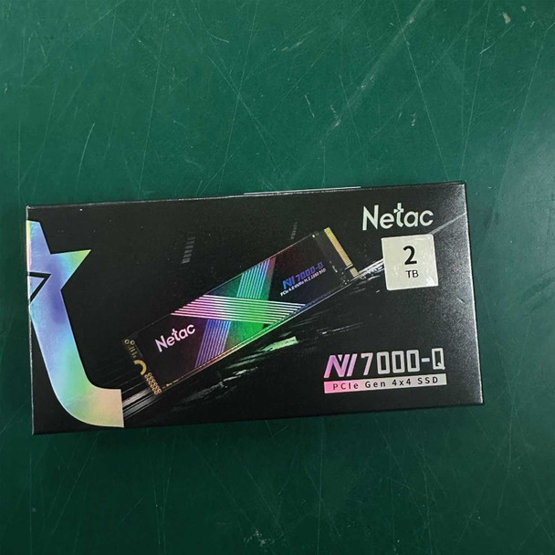 Netac 2TB NV7000-Q M.2 NVMe Gen4 SSD, M.2 2280, PCIe4, 3D NAND, R/W 7100/6200 MB/s, Heatspreader physical Netac New NT01NV7000Q-2T0-E4X MemoX