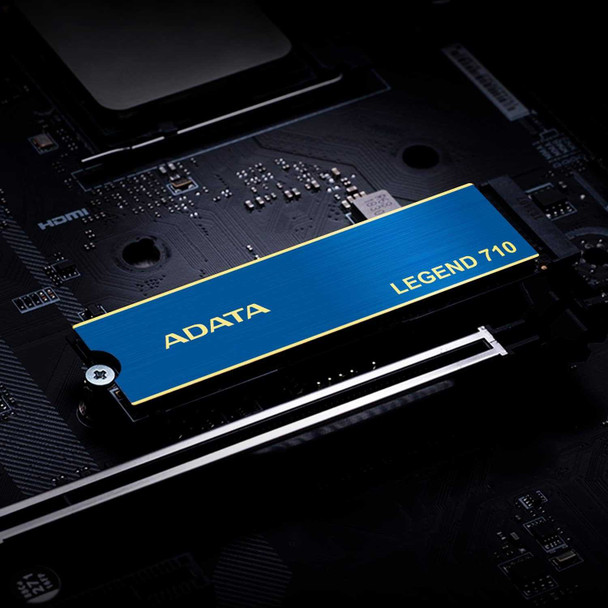ADATA 1TB Legend 710 M.2 NVMe Gen3 SSD, M.2 2280, PCIe 3.0, 3D NAND, R/W 2400/1800 MB/s physical ADATA New ALEG-710-1TCS MemoX