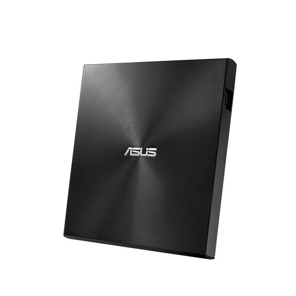 Asus (ZenDrive U9M) External Slimline DVD Re-Writer, USB-A / USB-C, 8x, M-Disc Support, Cyberlink Power2Go 8, Black physical ASUS New 90DD02A0-M29000 MemoX