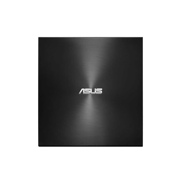 Asus (ZenDrive U9M) External Slimline DVD Re-Writer, USB-A / USB-C, 8x, M-Disc Support, Cyberlink Power2Go 8, Black physical ASUS New 90DD02A0-M29000 MemoX