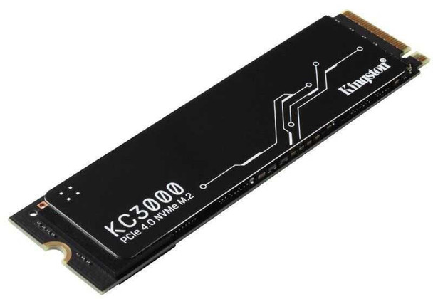  Kingston 512GB KC3000 M.2 NVMe SSD, M.2 2280, PCIe4, 3D TLC NAND, R/W 7000/3900 MB/s, 450K/900K IOPS, Aluminium Heatspreader 