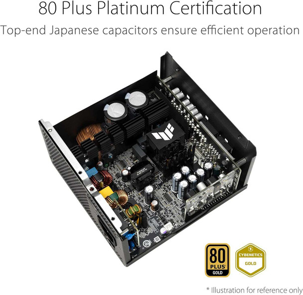 Asus 1000W TUF Gaming Gold PSU, Fully Modular, 80+ Gold, Double Ball Bearing Fan, ATX 3.0, PCIe 5.0 physical ASUS New 90YE00S1-B0NA00 MemoX