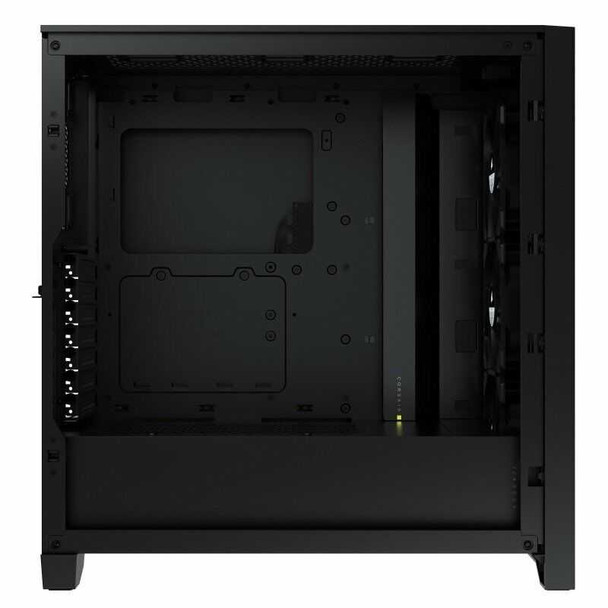 Corsair iCUE 4000X RGB Gaming Case w/ Tempered Glass Window, E-ATX, 3 x AirGuide RGB Fans, Lighting Node CORE included, USB-C, Black physical CORSAIR New CC-9011204-WW MemoX