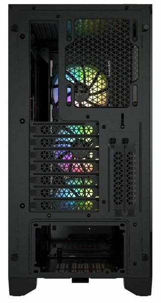 Corsair iCUE 4000X RGB Gaming Case w/ Tempered Glass Window, E-ATX, 3 x AirGuide RGB Fans, Lighting Node CORE included, USB-C, Black physical CORSAIR New CC-9011204-WW MemoX