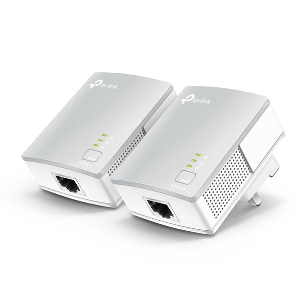 TP-LINK (TL-PA4010KIT V3) AV600 10/100 Powerline Adapter Kit, 1-Port physical TP-LINK New TL-PA4010 KIT MemoX