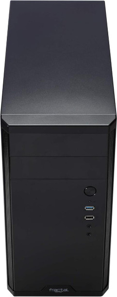 FRACTAL Fractal Design Core 1100 Case, Micro ATX, Brushed Aluminium-look, 350mm GPU Support, No Fans, USB 3.0 