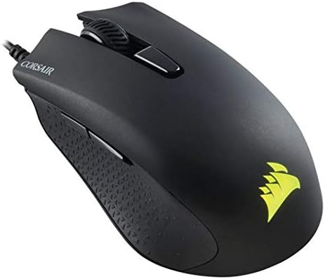 Corsair Harpoon Pro RGB FPS/MOBA Lightweight Optical Gaming Mouse, Omron Switches, 12000 DPI, 6 Programmable Buttons