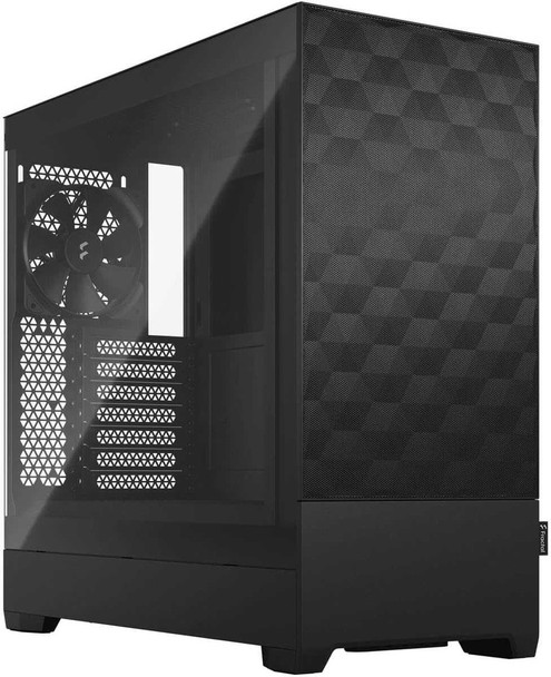 Fractal Design Pop Air (Black TG) Gaming Case w/ Clear Glass Window, ATX, Hexagonal Mesh Front, 3 Fans physical FRACTAL New FD-C-POA1A-02 MemoX