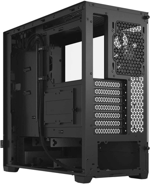 Fractal Design Pop Air (Black TG) Gaming Case w/ Clear Glass Window, ATX, Hexagonal Mesh Front, 3 Fans physical FRACTAL New FD-C-POA1A-02 MemoX