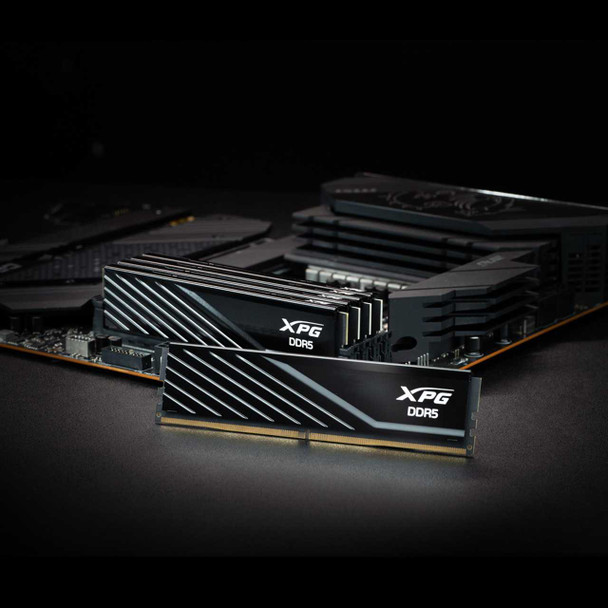 ADATA XPG Lancer Blade 32GB Kit (2 x 16GB), DDR5, 6400MHz (PC5-51200), CL32, 1.4V, ECC, PMIC, XMP 3.0, AMD EXPO, DIMM Memory physical ADATA New AX5U6400C3216G-DTLABBK MemoX